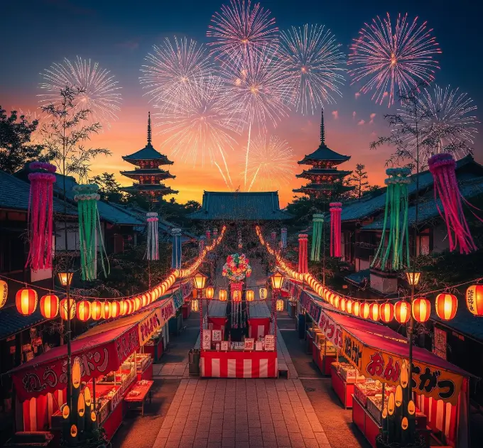 일본여행 불꽃놀이 축제